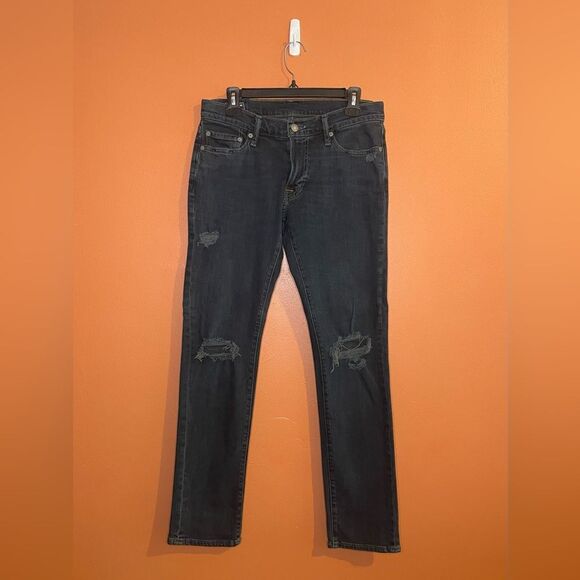 Abercrombie & Fitch Langdon Slim Stretch Distressed Jeans Mens Waist Size 30 - Picture 1 of 8
